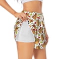 thumbnail image 1 of Vsdgher Hot Dog 7 Athletic Shorts for Women, Women's Running Double Layer Shorts, High Waisted Yoga Shorts, Workout Athletic Shorts-Medium, 1 of 7