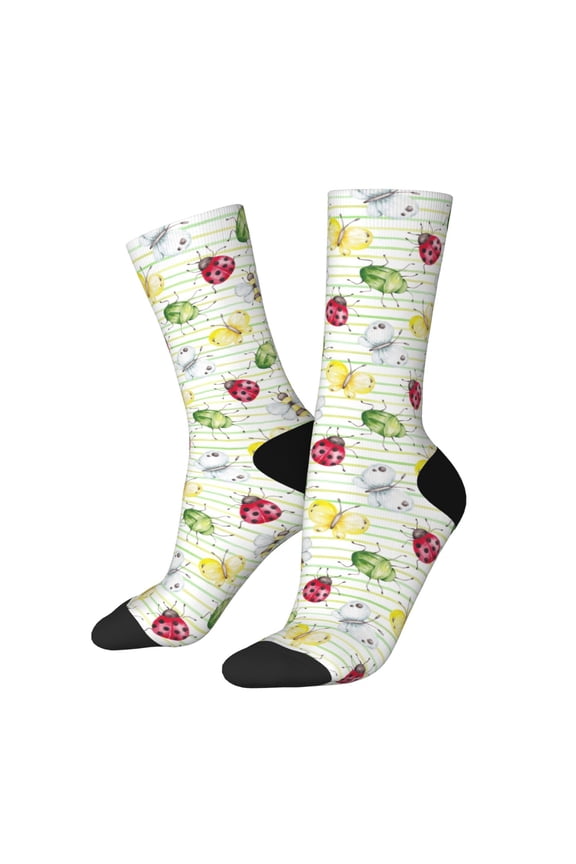 Insects Crew Socks for Men & Women, Breathable Casual Athletic Ankle Socks