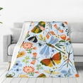 thumbnail image 1 of Vsdgher Insects and Flowers Ultra-Soft Micro flannel Blanket Throw Blankets for Couch Sofa, Bed (4 sizes)-80"x60", 1 of 7