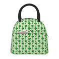 thumbnail image 1 of Vsdgher Insulated Lunch Bag Simple Bento Cooler Bag Lunch Tote Bag , Suitable for picnics, school, work (Broccoli 1 Print ), 1 of 5