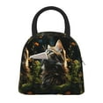 thumbnail image 1 of Vsdgher Insulated Lunch Bag Simple Bento Cooler Bag Lunch Tote Bag , Suitable for picnics, school, work (Realistic Style Cute Cat Print ), 1 of 5