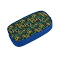 thumbnail image 1 of Vsdgher Jungle Leopard Yellow Print Large Capacity Pencil Case Pouch with Zipper, Portable Aesthetic Big Capacity Pencil Cases Pen Office Travel Stationery Bag, 1 of 1