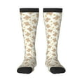 thumbnail image 1 of Vsdgher Kawaii Bear Print Thigh High Socks Extra Long Stretchy Sock Women Over Knee High Opaque Stocking Daily Wear, 1 of 5