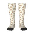 thumbnail image 1 of Vsdgher Kawaii Bear Print Thigh High Socks Extra Long Stretchy Sock Women Over Knee High Opaque Stocking Daily Wear, 1 of 5