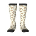 thumbnail image 1 of Vsdgher Kawaii Bear Print Thigh High Socks Extra Long Stretchy Sock Women Over Knee High Opaque Stocking Daily Wear, 1 of 5