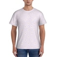 thumbnail image 1 of Vsdgher Kawaii Cat Paw Print Men's Dry Fit Mesh Athletic Shirts Moisture Wicking Tennis T-Shirt Tops, 1 of 1
