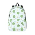 thumbnail image 1 of Vsdgher Kawaii Frogs Print Canvas Backpack Travel Rucksack Unisex Knapsack 15.7/17.7Inch Laptop Backpack for Work,College -Small, 1 of 5