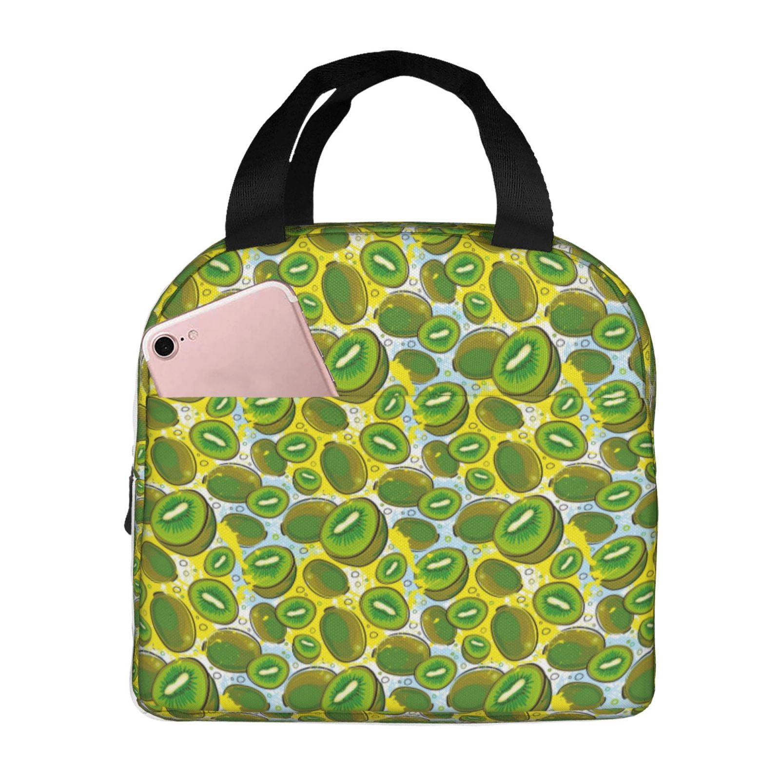 Clastyle Insulated Lunch Tote Bag For Women - Large, Bee Print, Adjustable Strap | Office, Picnic - View #7