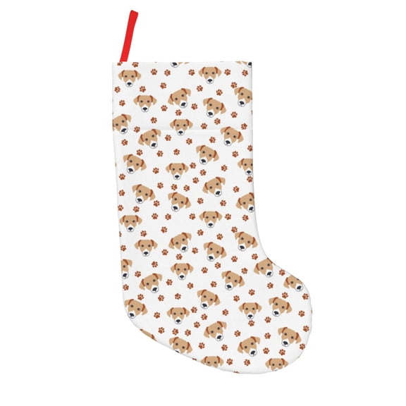 Vsdgher Labrador Retriever Dog Christmas Stockings 18 inch Large Kids Stocking Bags Hanging Socks for Christmas Decor Decorations