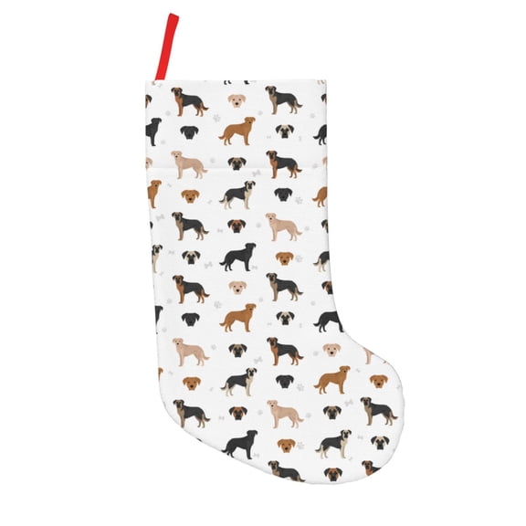 Vsdgher Labrador Retriever Dog Christmas Stockings 18 inch Large Kids Stocking Bags Hanging Socks for Christmas Decor Decorations