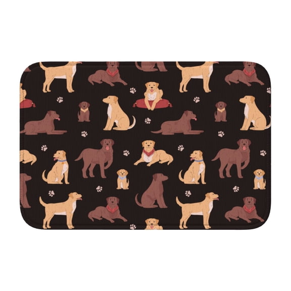 Vsdgher Labrador Retriever Dog Hem Mat 40x60 - Multipurpose Doormat for Indoor & Outdoor Use - Welcome Your Guests with our Entrance Mat
