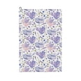 thumbnail image 1 of Vsdgher Lavender Flowers Print Golf Towel Golf Gift for Men and Women Golf Towel with Carabiner Clip to Quickly Remove Sand, Mud, Dirt and Sweat, 1 of 8