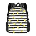 thumbnail image 1 of Vsdgher Lemon_1 Print Backpack for Women Men School Bookbag with Laptop Compartment for College Work Travel, Simple Fashion Casual Daypack, Fit 15" Laptop, 1 of 1
