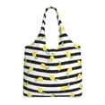 thumbnail image 1 of Vsdgher Lemon_1 Print canvas Tote Bag, Lightweight Cloth Bags, Suitable for shopping, groceries, travel, 1 of 4