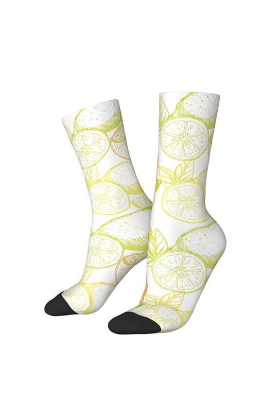 Lemon Potatoes Crew Socks for Men & Women, Breathable Casual Athletic Ankle Socks
