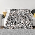 thumbnail image 1 of Vsdgher Leopard And Zebra Pattern Fleece Throw Blanket, Horizontal Fleece Bedding Home Decor for Couch & Bed All Season Use -50"x40", 1 of 7