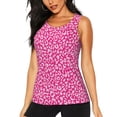 thumbnail image 1 of Vsdgher Leopard Print Tank Top Sports Vest Bra for Women Sports ,Performance Stretchy Quick Dry Sports Workout Running Top Vest with Removable Pads, 1 of 8
