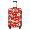 thumbnail image 1 of Vsdgher Lilies Flowers Print Luggage Cover Washable Suitcase Cover Protector Anti-scratch Suitcase cover Fits 18-32 Inch Luggage, 1 of 8