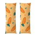 thumbnail image 1 of Vsdgher Love Carrot Body Pillow Cover, Pillowcases with Hidden Zipper Breathable Long Pillow Case (Pillows are not included,20x54 inch), 1 of 7