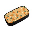 thumbnail image 1 of Vsdgher Love Carrot Print Large Capacity Pencil Case Pouch with Zipper, Portable Aesthetic Big Capacity Pencil Cases Pen Office Travel Stationery Bag, 1 of 8
