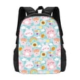 thumbnail image 1 of Vsdgher Love You Rabbit Print Backpack for Women Men School Bookbag with Laptop Compartment for College Work Travel, Simple Fashion Casual Daypack, Fit 15" Laptop, 1 of 8