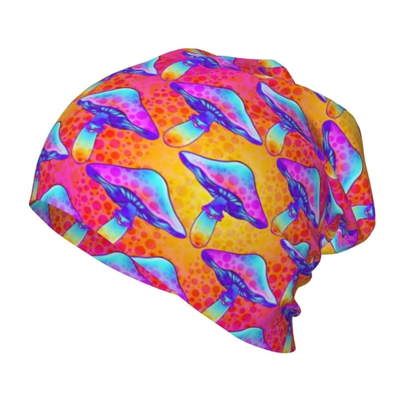 Vsdgher Magic Mushrooms Toddler Beanie Baby Boys Girls Beanies Kids Winter Hats Children Knit Warm Caps