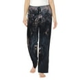 thumbnail image 1 of Vsdgher Majestic Black Yak Women’s Womens Pajama Pants, Lounge Wide Leg PantsLounge Pants,Sleep Bottoms, Lounge for Women-X-Large, 1 of 6