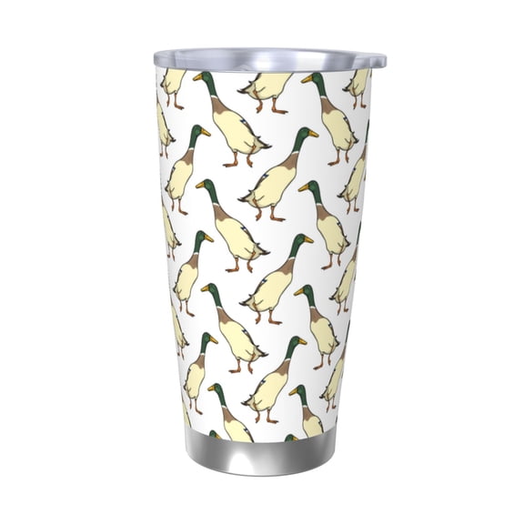 Vsdgher Mallard Ducks 20 Oz Stainless Steel Vacuum Insulated, Travel Mug Coffee Cup for Home, Office, Outdoor Works Great for Ice Drinks and Hot Beverage -Without Straw