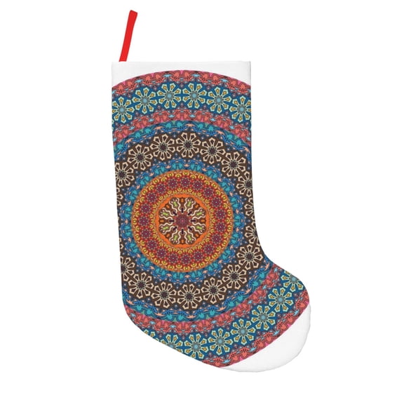 Vsdgher Mandala Christmas Stockings 18 inch Large Kids Stocking Bags Hanging Socks for Christmas Decor Decorations