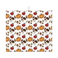 thumbnail image 1 of Vsdgher Maple leaf nut Mushroom Print Dish Drying Mat, Kitchen Counter Mat, Dish Drying Pad for Dishes, Utensils, Pots and Pans,16" x 18", 1 of 8