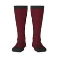 thumbnail image 1 of Vsdgher Maroon Knee Socks, High Socks Long Stretchy Sock Women Knee High Stocking, Long Socks for Women, 1 of 6