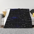 thumbnail image 1 of Vsdgher Mathematica Science Pattern Fleece Throw Blanket, Horizontal Fleece Bedding Home Decor for Couch & Bed All Season Use -40"x30", 1 of 7