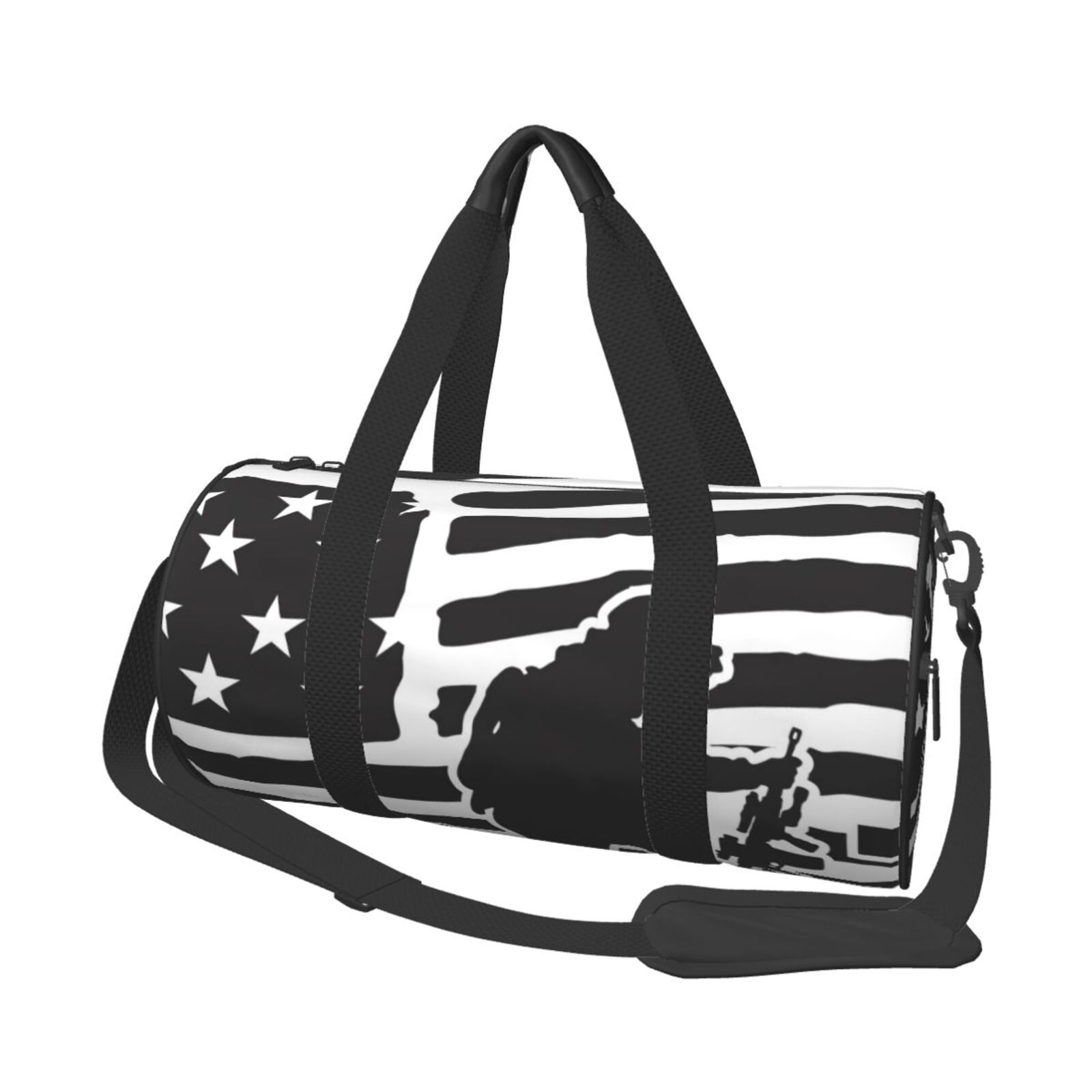Vsdgher Memorial Day1 45L Foldable Duffel Bag, Sports Gym Bag,Overnight Bag, Portable Weekender Bag for Airplanes