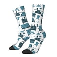 thumbnail image 1 of Vsdgher Modern Furniture Crew Socks for Men & Women, Breathable Casual Athletic Ankle Socks, 1 of 6