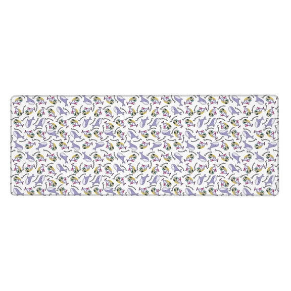 Vsdgher Monkey Submarine Captain for Mouse Pad with Stitched Edges,Desk mat for Laptop,Computer & PC, Wristing Pad for Gamer,Office & Home,12 x 31.5 in