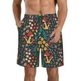 thumbnail image 1 of Vsdgher Mushrooms And Flowers Men's Beach Shorts, Surfing shorts, Swim trunks, Quick Dry Swim Trunks for Surfing Beach Fun -Medium, 1 of 6