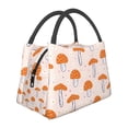 thumbnail image 1 of Vsdgher Mushrooms Print Insulated Reusable Bags with Sturdy Zipper and Handles, Foldable Totes for Hot or Cold Food Bring or Delivery, 1 of 1