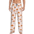 thumbnail image 1 of Vsdgher Mushrooms Print Mens Pajama Pants Sleep & Lounge Pants, PJ Bottoms With elastic waistb and Pockets, 1 of 5