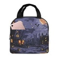thumbnail image 1 of Vsdgher Mystery House Halloween Night Lunch Bag, Lunch Box for Women Adult Men, Lunch Tote Insulated Cooler Lunch Container for Work/Office/Picnic/Travel, 1 of 8