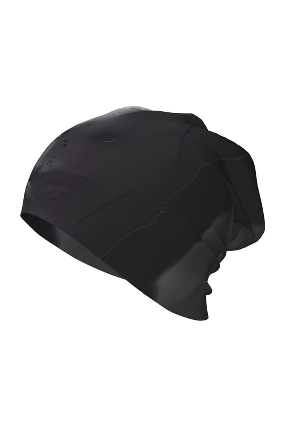 Mystical Masked Figure Monochrome Toddler Beanie Baby Boys Girls Beanies Kids Winter Hats Children Knit Warm Caps