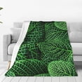 thumbnail image 1 of Vsdgher Natural Green Leaves Ultra-Soft Micro flannel Blanket Throw Blankets for Couch Sofa, Bed (4 sizes)-50"x40", 1 of 7