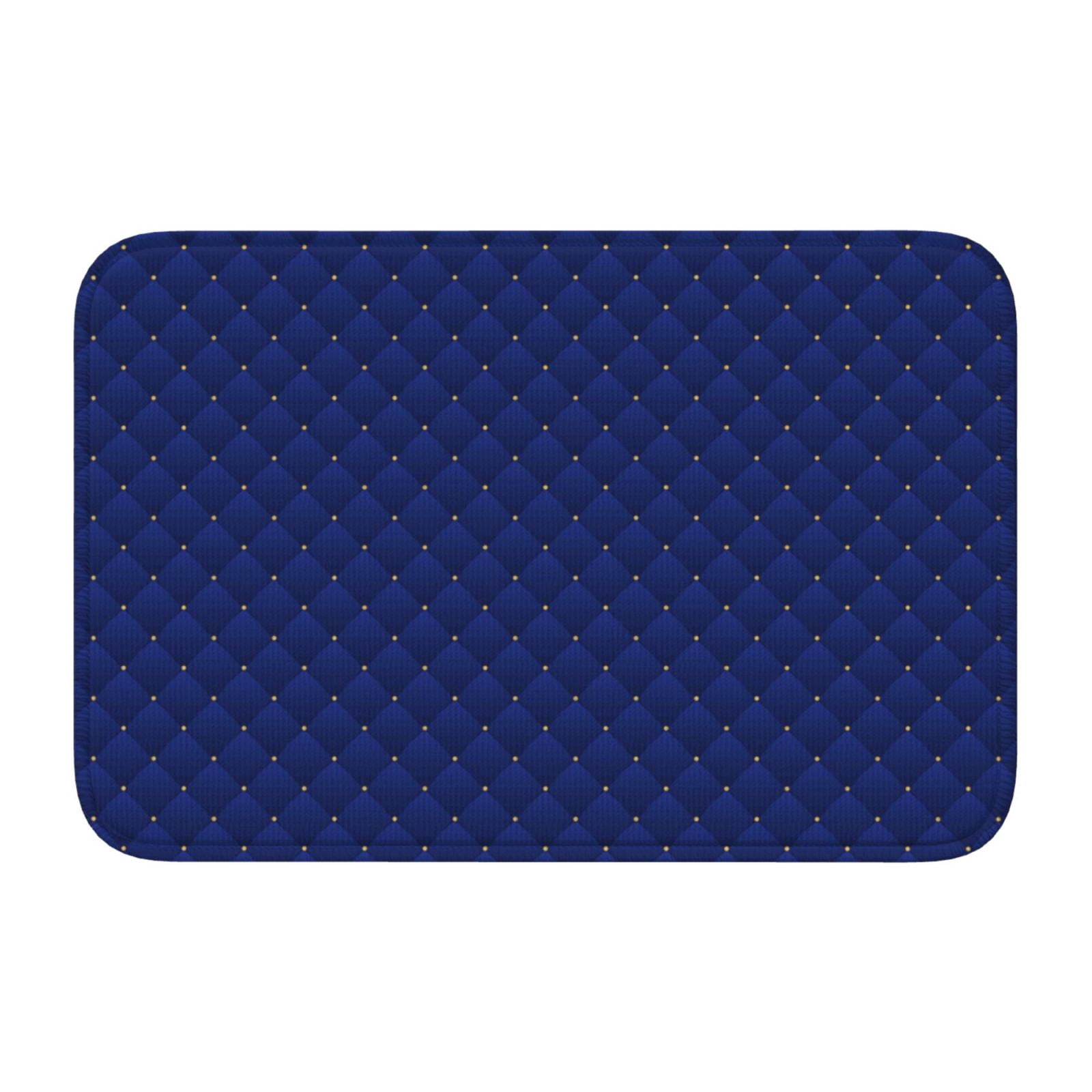 Vsdgher Navy Blue Hem Mat 40x60 - Multipurpose Doormat for Indoor & Outdoor Use - Welcome Your Guests with our Entrance Mat