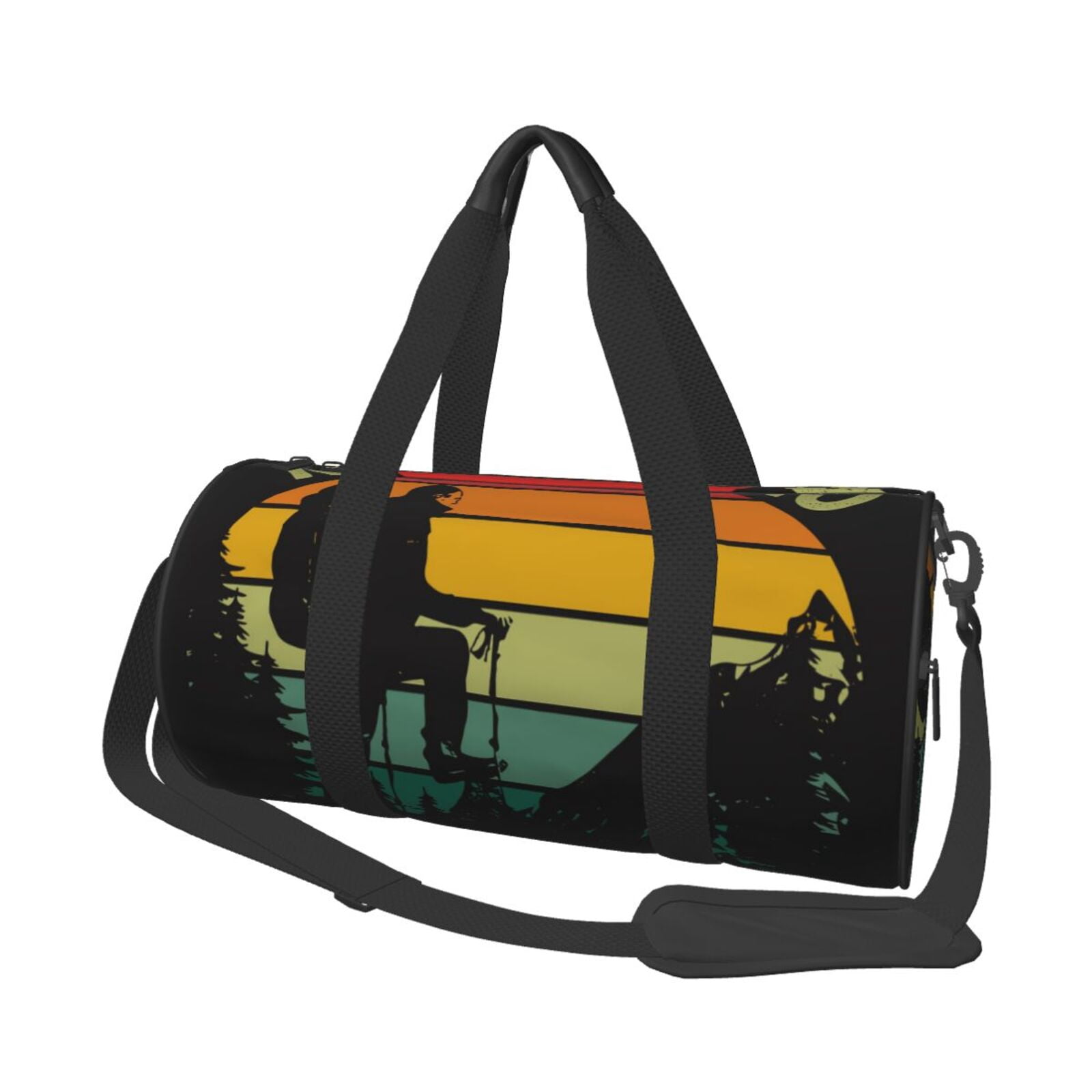 Vsdgher Not All Who Wander Are Lost 1 45L Foldable Duffel Bag, Sports Gym Bag,Overnight Bag, Portable Weekender Bag for Airplanes