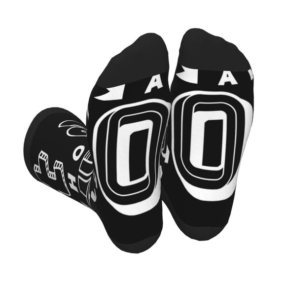 Vsdgher Not All Who Wander Are Lost 2 Unisex Crew Socks Lightweight Breathable Ventilation Ankle Socks, Mid-calf socks for Daily