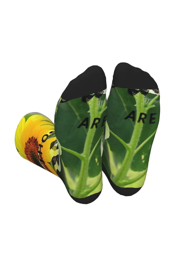 Not All Who Wander Are Lost Unisex Crew Socks Lightweight Breathable Ventilation Ankle Socks, Mid-calf socks for Daily