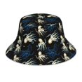thumbnail image 1 of Vsdgher Octopus 1 Print Bucket Hat for Men&Women Bucket Hat Reversible Summer Double-Side-Wear Travel Gardening, Beach, Camping, Hiking, Fishing Cap, 1 of 5