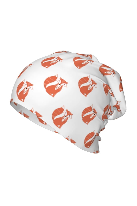 Orange Fox Toddler Beanie Baby Boys Girls Beanies Kids Winter Hats Children Knit Warm Caps