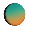 thumbnail image 1 of Vsdgher Orange To Teal Gradient1 for Spare Tire Cover, Tire Wheel Protector Wheel Cover Fit for Truck,Trailer,RV,SUV,Camper and Most Vehicle-15 inch, 1 of 6