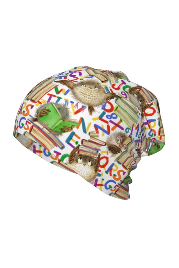 Owl Back To School Toddler Beanie Baby Boys Girls Beanies Kids Winter Hats Children Knit Warm Caps