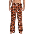 thumbnail image 1 of Vsdgher Owls And Boo Print Mens Pajama Pants Sleep & Lounge Pants, PJ Bottoms With elastic waistb and Pockets, 1 of 5
